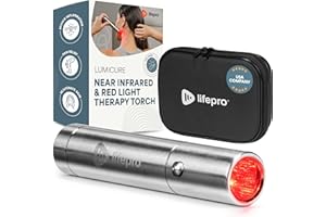 Lifepro Terapia de luz roja para aliviar el dolor de las articulaciones del cuerpo y los músculos, dispositivo portátil de terapia infrarroja y luz roja: terapia de luz cercana