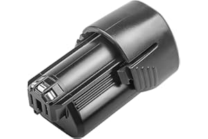 LabTEC BAT411 10.8V 3000mAh Litium Battery Replacement for Bosch 10.8V Battery BAT411 BAT411A BAT412A 2607336013 2607336014 Cordless Power Tool Battery(Not fit the Green Series)