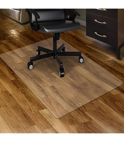 Transparente Bodenschutzmatte 160x180cm - PVC Stuhlunterlage Für Parkett