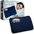 Rechargeable Electric Hot Water Bottle Heat Pad 6 Hour Warmth Temperature Control Detachable Lead Cosy Bed Warmer Hand Warmer Pouch Gifts (Navy)