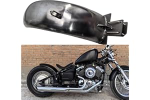 IDENUONA Parafango posteriore piastra parafango adatto per Yamaha Dragstar 400 650 XVS400 XVS650 argento opaco nero