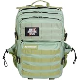 Tactical Backpack 25L Water Repellent &ndash; Oxford 1000D, Airplane Cabin and Travel, Gym and CrossTraining, Portable Compartment