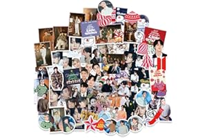 ALTcompluser Lot de 96 autocollants Kpop BTS 2021 - Collection Little Wishes Holiday - Imperméables - En vinyle - Pour ordinateur portable, MacBook, bagages, skateboard