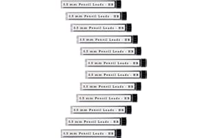 12PA 144 x 0.5mm Pencil Lead Refills | HB | 12 Tubes containing 12 leads each | Mechanical Pencil Refill Replacement Spare Leads | 6cm long | 0.5 mm thick + Free Bonus eBook