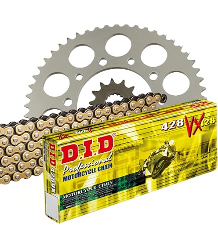 Afam Kettensatz Stahl Kit Für YAMAHA WR 125 X Supermoto (2009-2016) – Inkl. Kettenräder & Kette