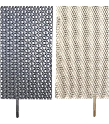 2PCS Électrodes Titane Anode MMO + Cathode Pour Électrolyse - Nettoyage Piscine Et Applications Électrochimiques