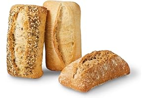 Bridor Frozen Mixed Rectanglular Bread Rolls - 1x120