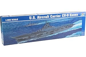 Trumpeter TRU05602 5602 Kit de modélisme Porte-Avions USS Essex CV 9