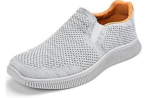 MrToNo Slip on Chaussures Homme Basket sans Lacets Respirante Tennis Confortable Sport Shoes Casual Fitness Course Sneakers Outdoor Gym Walking Running Sneakers