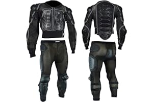 STAR AST Kids Motorcycle Armor Protective Suit For Racing Body & Chest Spine Protector Jacket Chest Back Support Protector for Motorbike Racing Cycling & Skating and Protective Trouser