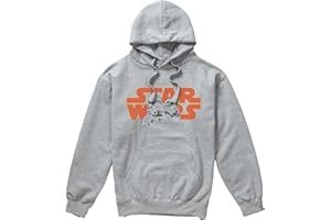 Cotton Soul Star Wars Trooper Pair Mens Hoodie Grey Heather