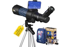 National Geographic Inteligentny teleskop AR dla dzieci ze statywem, plecakiem, uchwytem na smartfon i aplikacją rozszerzonej rzeczywistości