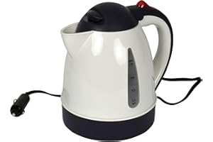 Carpoint - Czajnik - 1 litr - 12 V - biały