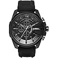 Diesel Watch for Men Master Chief Chrono, Three Hand Movement, Stainless Steel Case with a Stainless Steel Strap