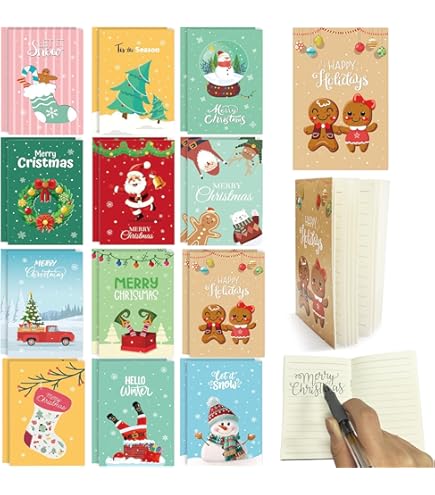 Notitieblok A6 – Kerst, de beste tijd om te pieken | Studio Thoés
