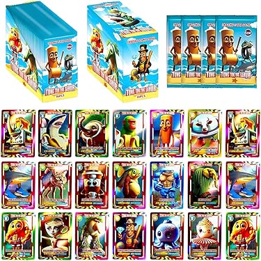 Bayuyi Italian Brainrot Trading Card Game - 24 Booster Mit Goldkarten