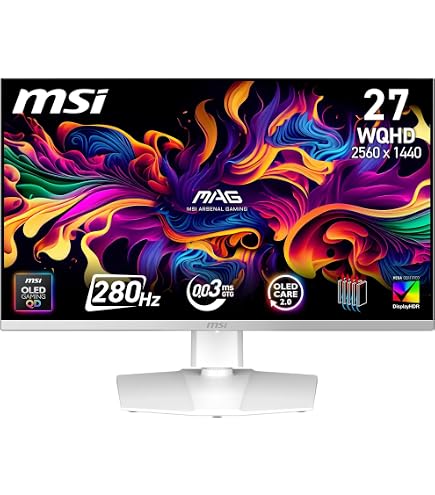 MSI MAG 271P QD-OLED X24 Gaming Screen 26.5 Inch WQHD – Quantum