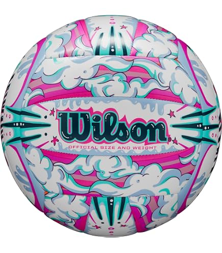 Ballon Volleyball Wilson OPTX AVP Réplique - Cuir Synthétique, Taille Officielle, Beach Volley