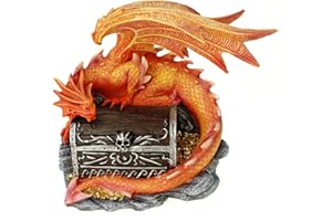 Kremers Schatzkiste Skarbonka XXL, 21 cm, żywica poliestrowa, skarbonka, kolorowa, smok, skarbonka skarbonka, figurka smoka, skarbonka