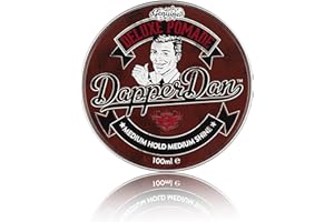 Dapper Dan Deluxe Pomade, Pommade à tenue moyenne, brillance moyenne, parfum d'agrumes et de vanille, 1 x 100 ml