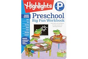 Preschool Big Fun Workbook: 256-Pages of Language Arts, Math and Shapes Practice, Puzzles and Preschool Activities