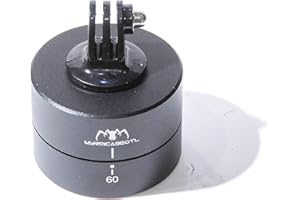 PROtastic Panning Time-lapse Mount for Gopro Hero/SJCAM Action Cameras (360 / Spinning/Rotating)