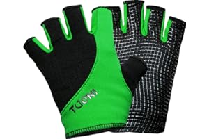 Tuoni GREAT Sports Gloves for Kids - Fingerless Cycling Gloves/Kids Grip Gloves for Sports - Hockey, Rugby, Netball, Running, American Football - Gloves for Autistic Children