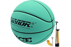 Senston Strada Università Pallone da Basket Taglia 7, Pallone da Basket per la Gioventù Maschile, Interno All'aperto Pallone da Basket