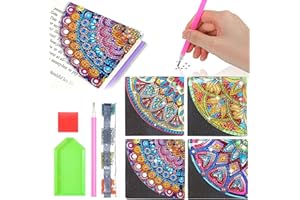 HLTBWHHOME 5D Diamant Malerei Lesezeichen Strass Lesezeichen Kristall DIY Diamant Zeichnung Bookmark Diamant Malerei nach Anzahl Stickerei Malerei Lesezeichen für Kunst Handwerk Geschenk (F)