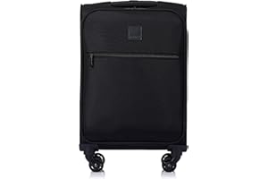 TRIPP Ultra Lite Black Cabin Suitcase 55x35x20cm