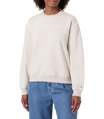 GUESS Jeans elpa Oversize con Logo iconico Una Felpa