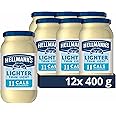 Hellmann's Lighter Than Light Mayonnaise same great taste light mayo for sandwiches, wraps and salads 12x 400 g