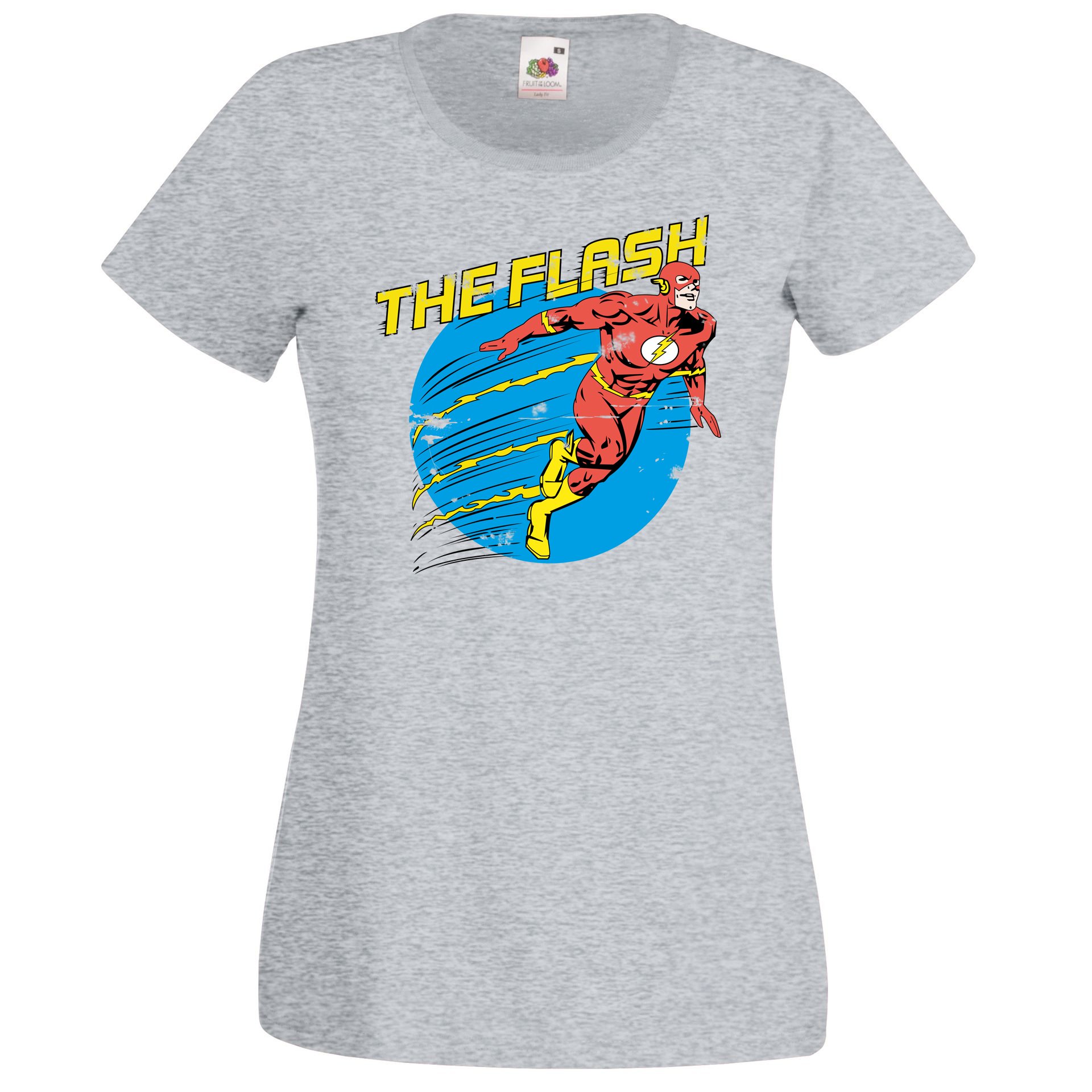 TRVPPY-Damen-T-Shirt-Modell-The-Flash-Farbe-Grau-Gre-S