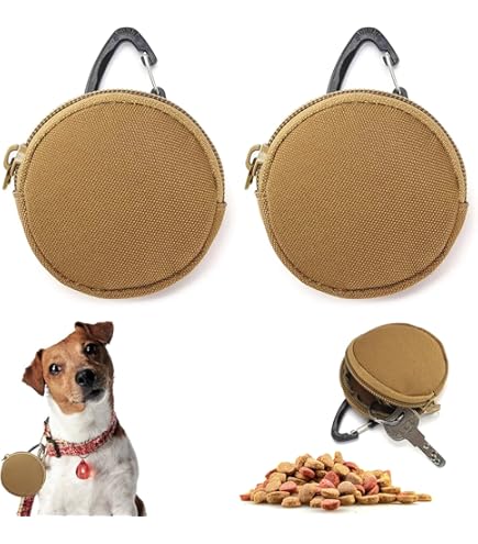 Porta Snack Per Cani In Silicone - Custodia Con Moschettone Per Addestramento, Viaggi E Passeggiate - Foto 4