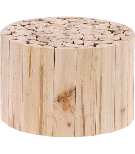 3 Tabourets Ronds En Bois Pour Plantes – Supports Déco Pour Intérieur Et Balcon