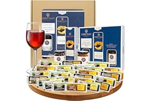 TOPLINE Cheese & Chutney Hamper Gift Set - Selection of 25 Ilchester Individually Wrapped Portions & Selection of Chutneys with Crackers. Cheese Gifts for Couples, Gifts for Mum or Dad Gifts