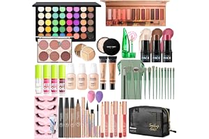 Make Up Set, Ruicen Komplett Professionell Sminkset för Ögon och Ansikte, sminksats för nybörjare med ögonskugga, läppstift o
