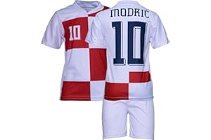 IHIMI Maillot de l'équipe nationale pour enfant, avec short pour fans de football (2-13 ans)