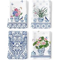 Set 2 Strofinacci Da Cucina Bohémien | Sole Arcobaleno 40x60cm Assorbenti E Morbidi