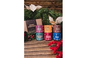 THE PINCH Scatola "Esploratore di sapori" con 6 Spezie Esotiche dal Mondo – Set di Aromi Unici ed Esclusivi per Amanti della Cucina e Viaggiatori Gastronomici. Ideale per un regalo gourmet.