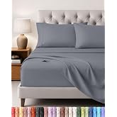 Utopia Bedding 4-Piece Sheet Set 150 x 200 &ndash; Brushed Microfiber Polyester &ndash; Oeko-Tex Certified &ndash; Fitted Sheet, Flat Sheet and