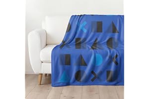 Character World Playstation Kuscheldecke 160 x 200 cm | Coral Fleece PS | für Kinder, Jugendliche und Erwachsene