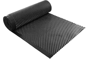 PAROTEC Membrane de fondation et soubassement avec alvéole - Imperméabilisation des murs de sous-sol - Protection des murs - Protection des murs de fondation 1m x 20m - 20 m²