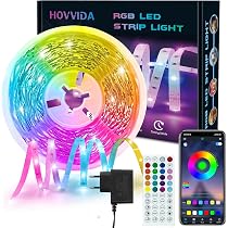 Striscia LED Neon RGB 20 Metri, Impermeabile IP65, Controllo App E Sincronizzazione Musicale - Per Camera, Bar, Feste