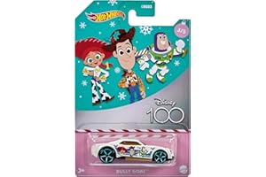 Hot Wheels 100 Ans De Disney Assortiment Véhicules Fans Licences 1/64, Personnages Classiques, Décorations Exclusives, À Collectionner, Jouet Adultes, Enfant, A Partir De 3 Ans, HMV75