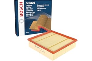 Bosch 0 Filtro de Aire para Coche - Restringe Partículas de la Entrada de Aire, Resiste a la Humedad, con Alta Resistencia a la Tracción