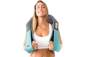 InvoSpa Shiatsu Back Shoulder and Neck Massager with Heat - Deep Tissue Kneading Pillow Massage - Back Massager, Shoulder, Electric Full Body