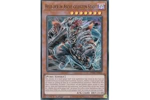 PHNI-DE092 - Held der in Asche Gelegten Stadt - Super Rare - 1. Auflage - DEUTSCH - Phantom Nightmare - mit LMS Trading Fieldcenter-Karte Yugioh