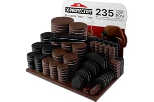 Filtkuddar för möbler X-PROTECTOR 235 PCS Premium Självhäftande filtkuddar