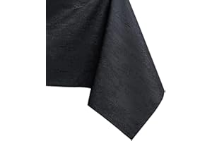 AmeliaHome Obrus plamoodporny wzór skóra węża 110x140 cm czarny Vesta